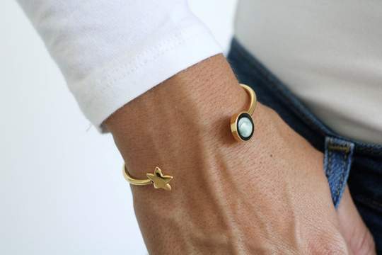 Crepuscule Cuff in Gold