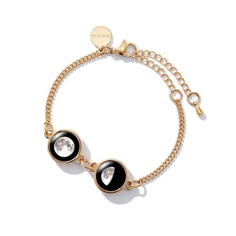 Double Moon Pallene Bracelet in Gold